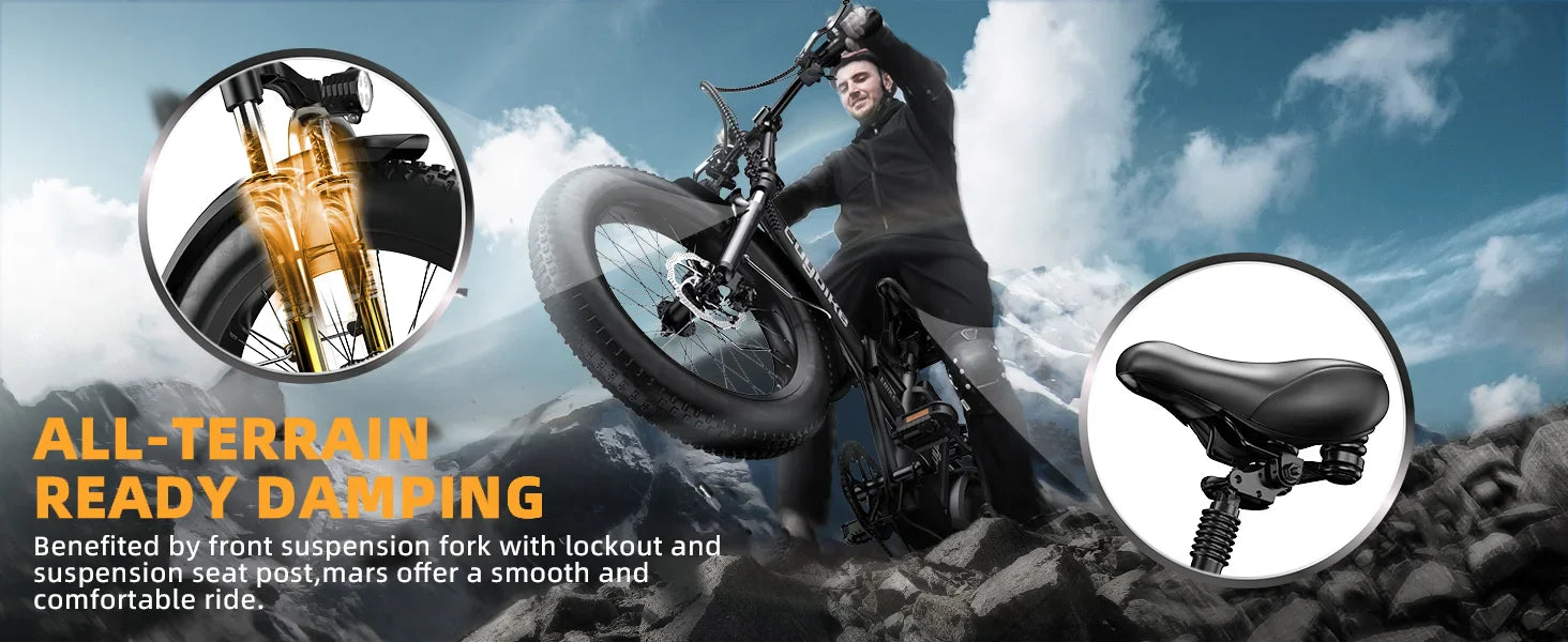 1000W Folding Electric Commuter Bike