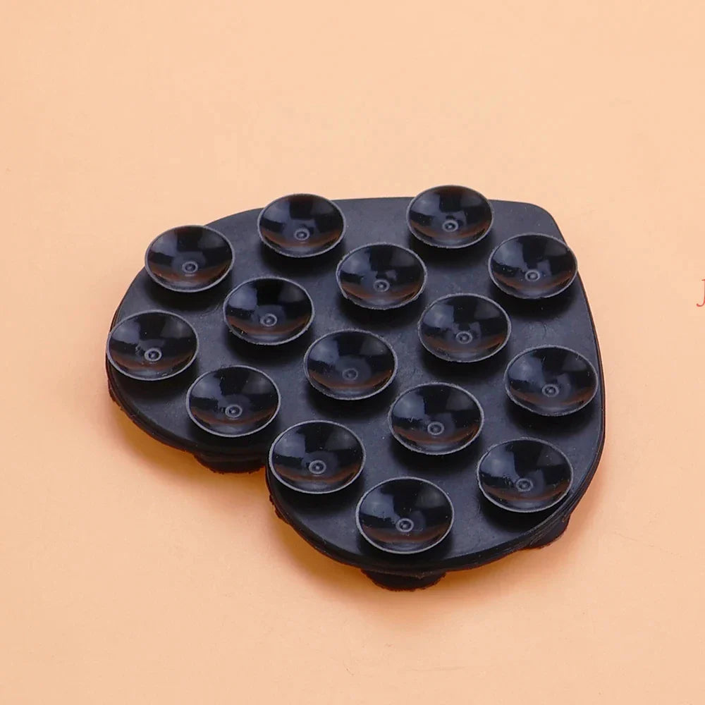 Heart-Shaped Silicone Suction Phone Sticker