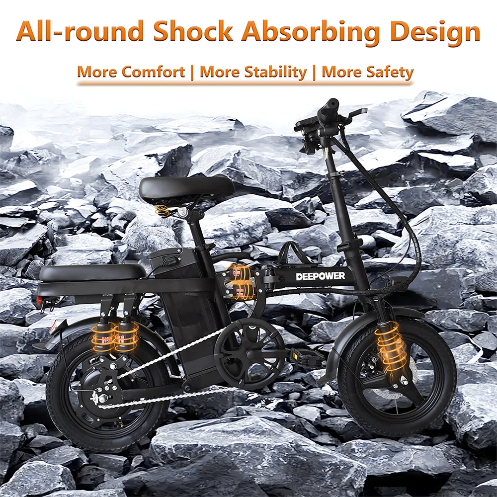 400W 14” Folding Electric Bike – 32KM/H