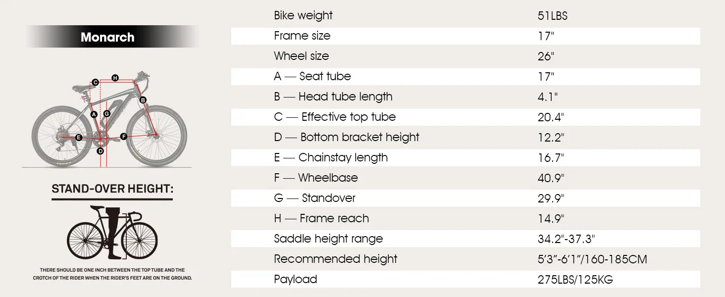 HILAND 500W Electric Mountain Bike – 26”