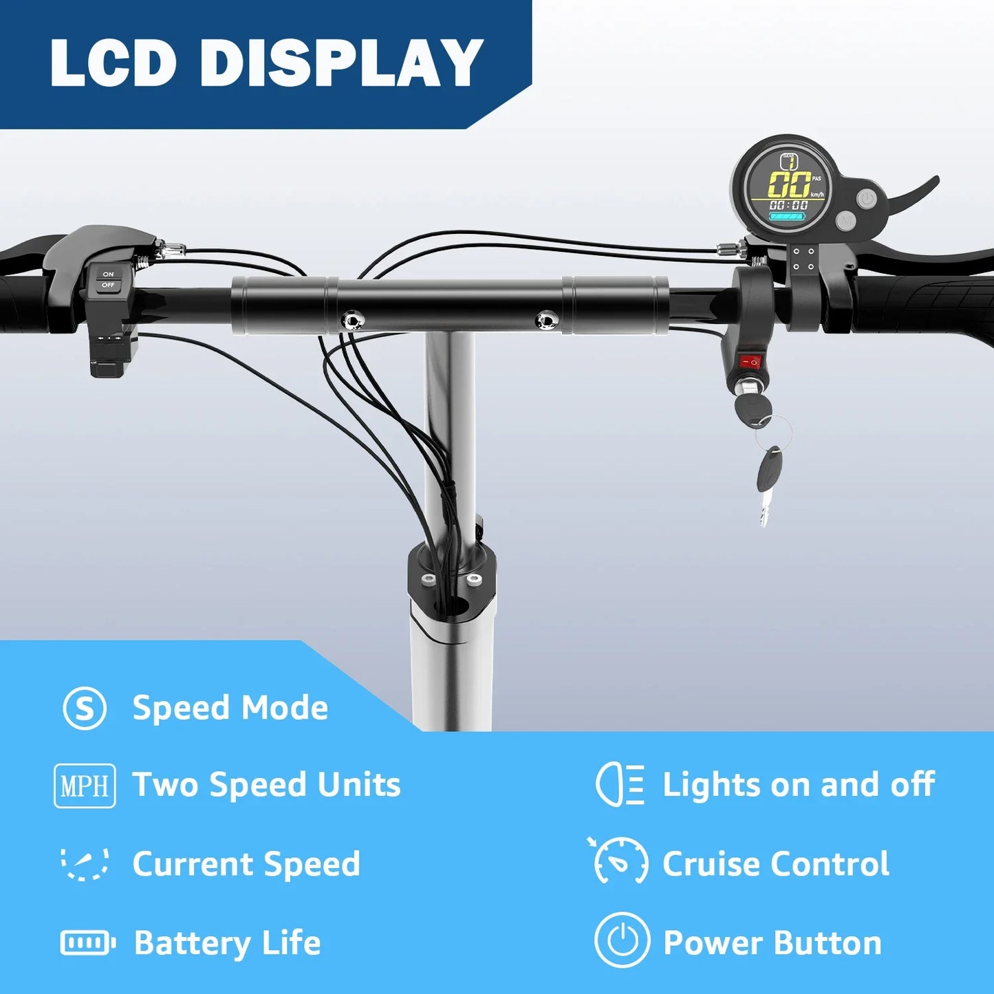 1600W/3200W High-Speed Folding Electric Scooter