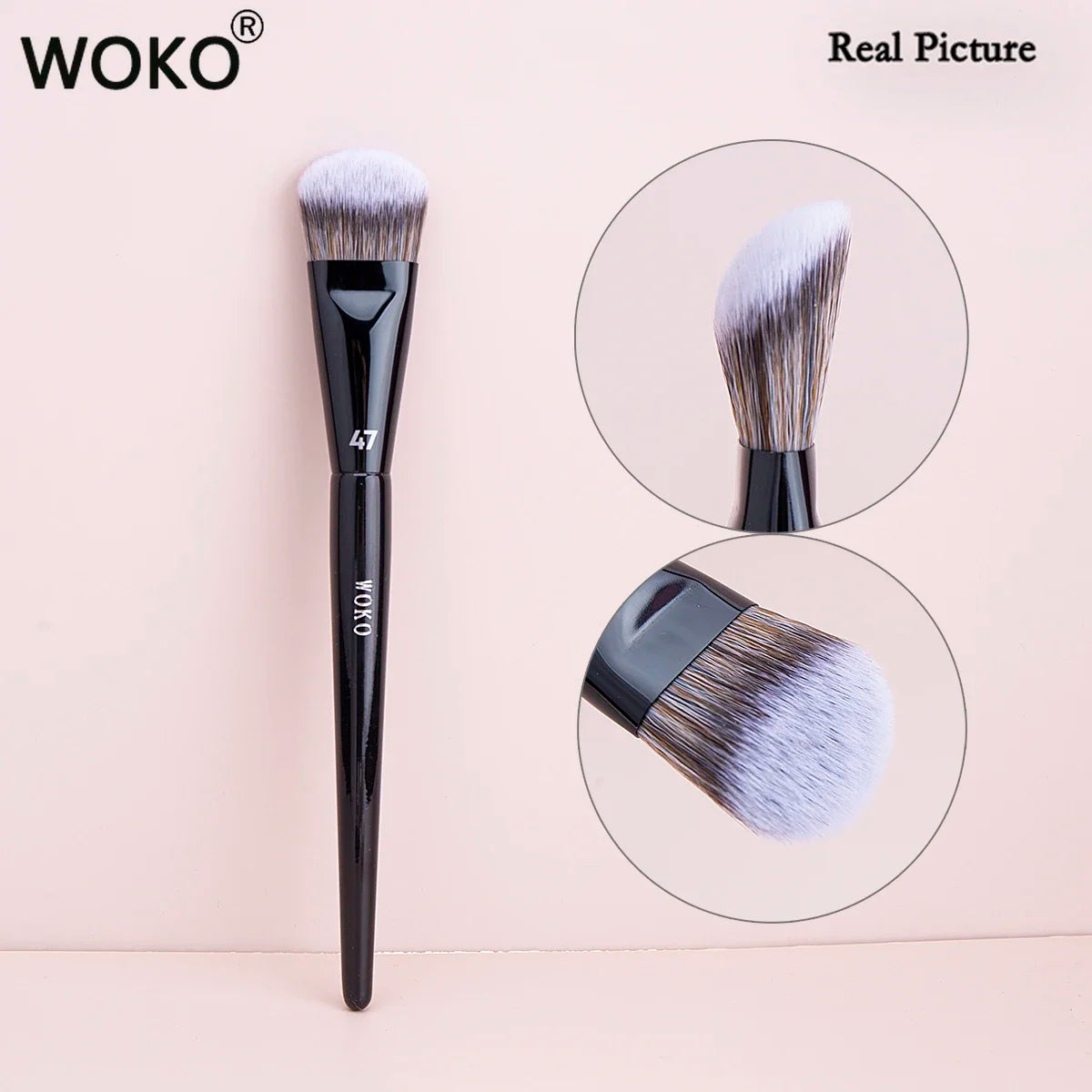 Angled Foundation Makeup Brush