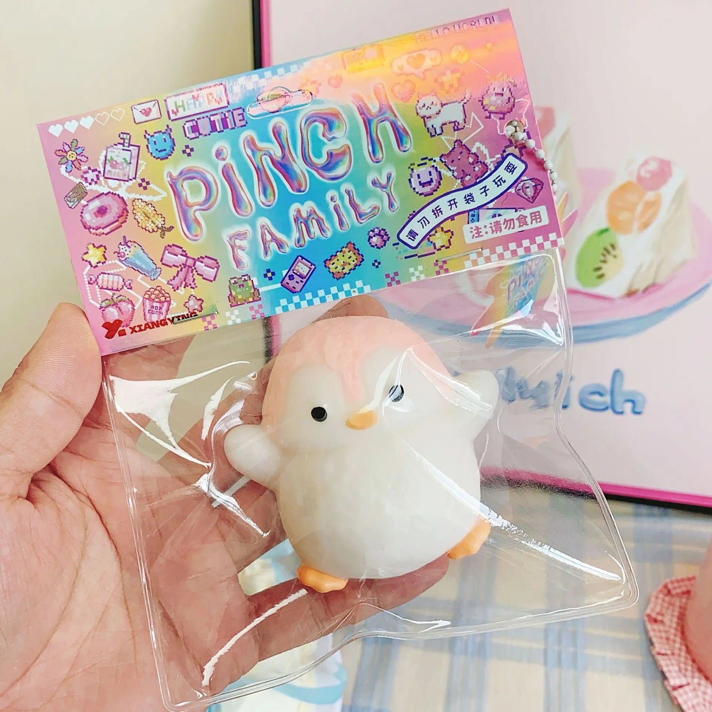 Cute Squishy Plush Penguin Stress Toy