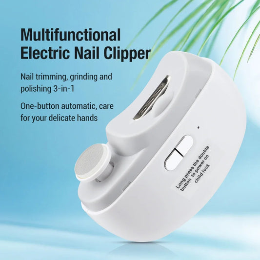Electric Nail Clipper & Trimmer with Light