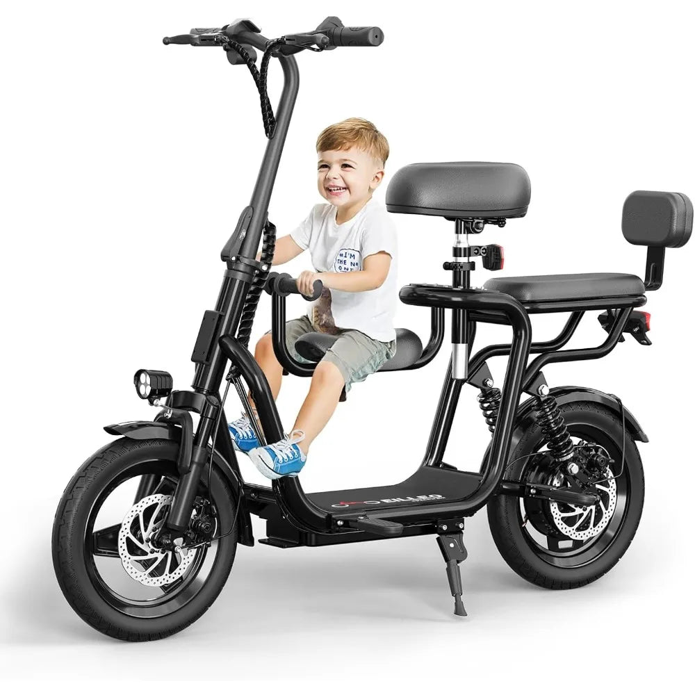500W Electric Scooter with Seat – 17.5MPH