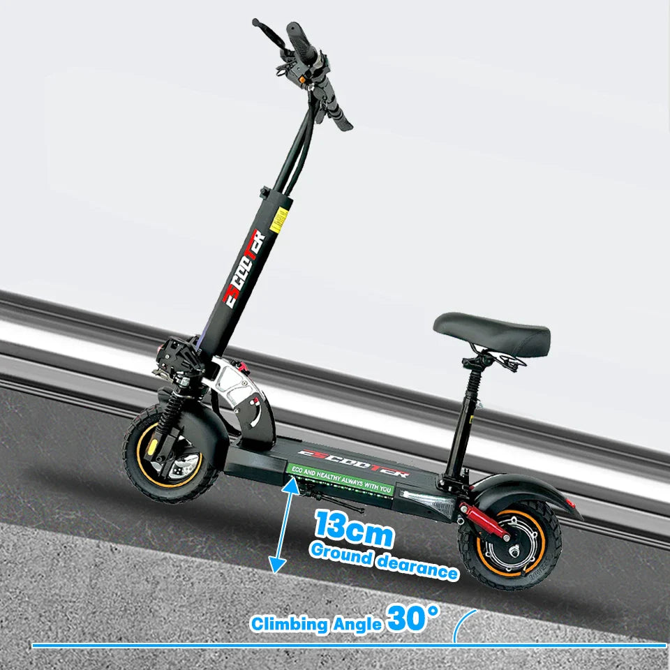 800W Adult Electric Scooter Long Range