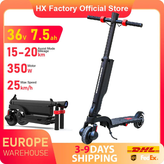 HX X6 350W Foldable Electric Scooter – 25KM/H