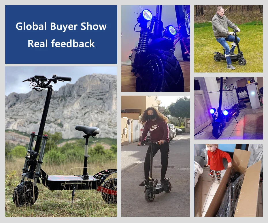 1600W/3200W High-Speed Folding Electric Scooter