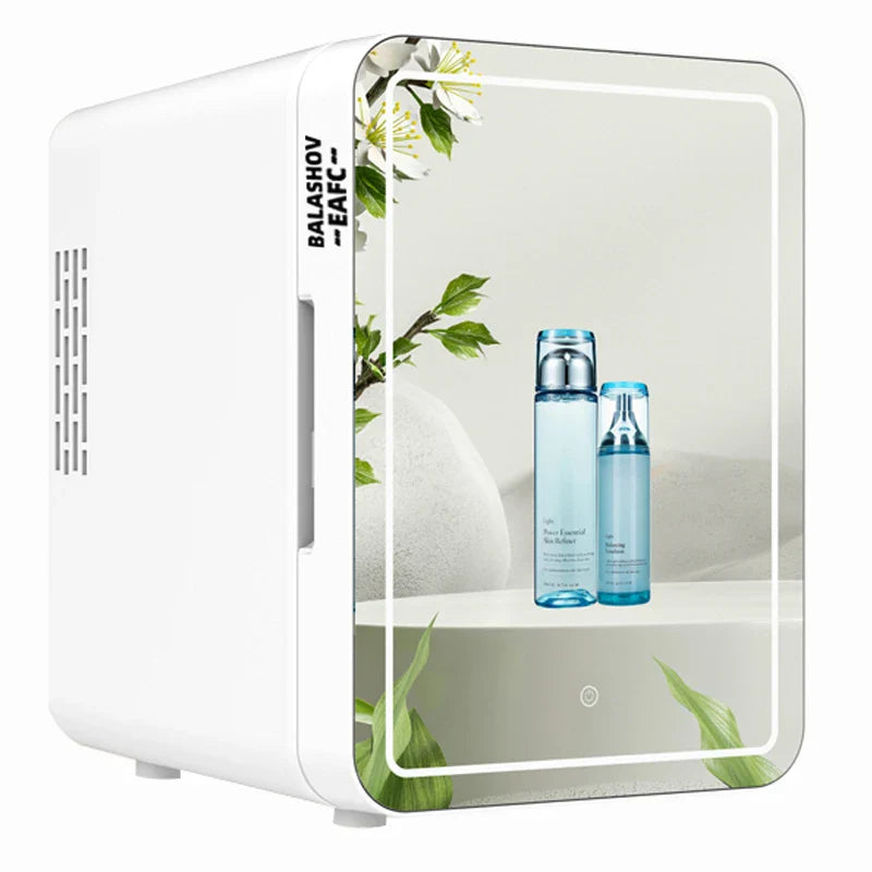 BALASHOV 4L Mini Refrigerator With LED Light Mirror