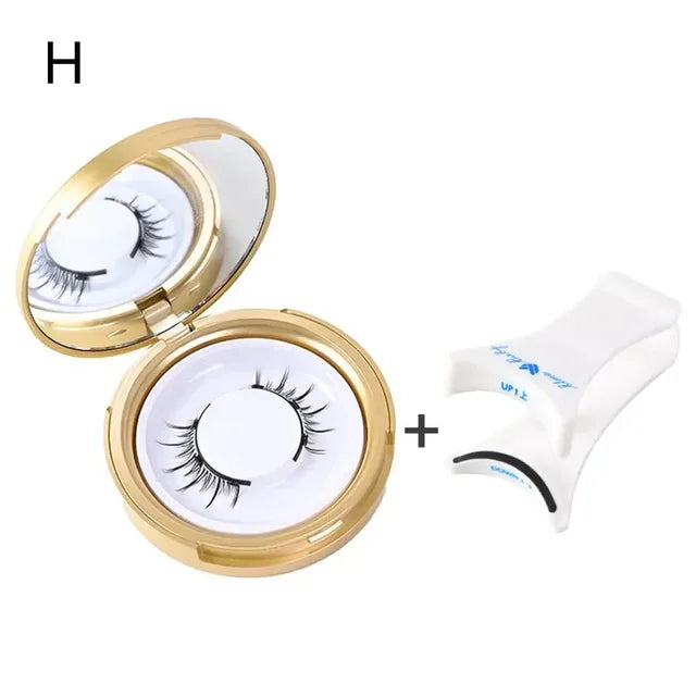 1 Pair 3D Reusable Magnetic Eyelashes