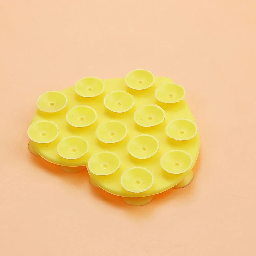 Heart-Shaped Silicone Suction Phone Sticker