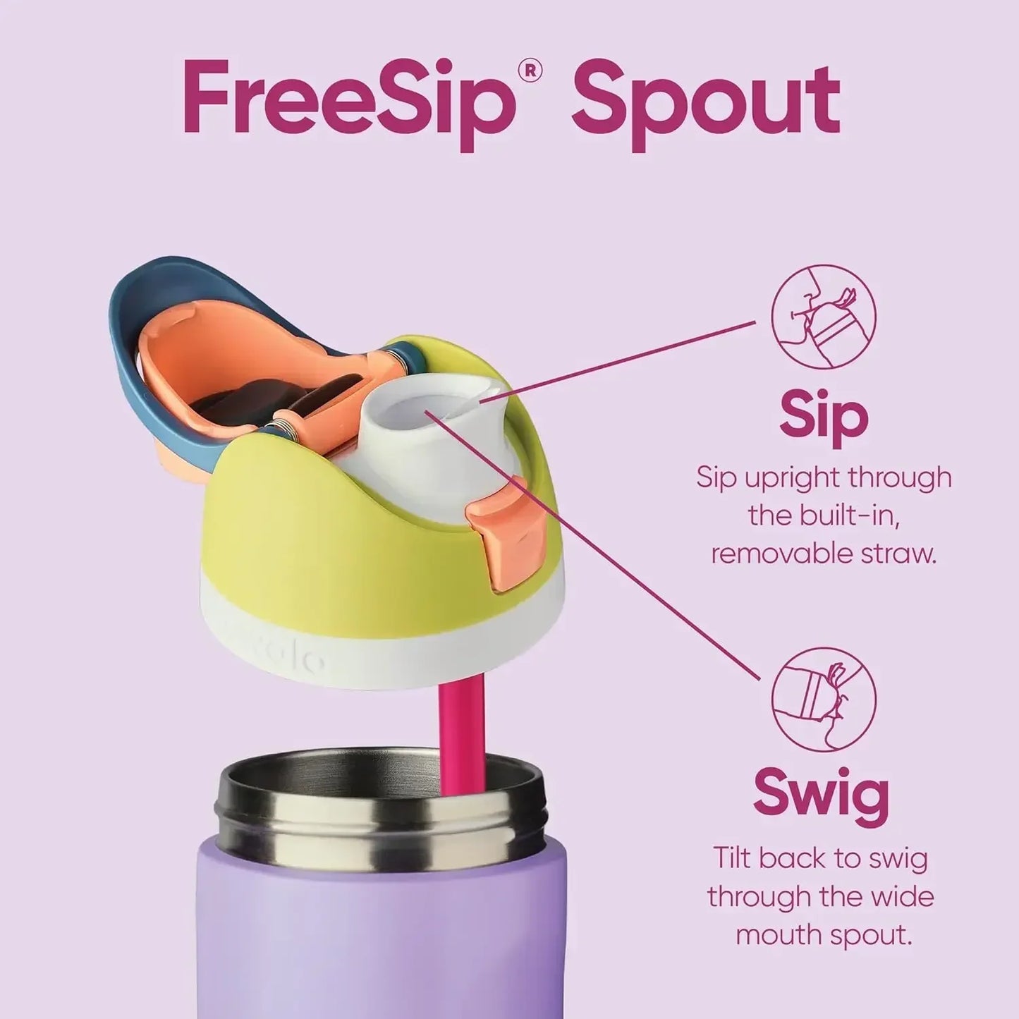 Owala travel water bottle