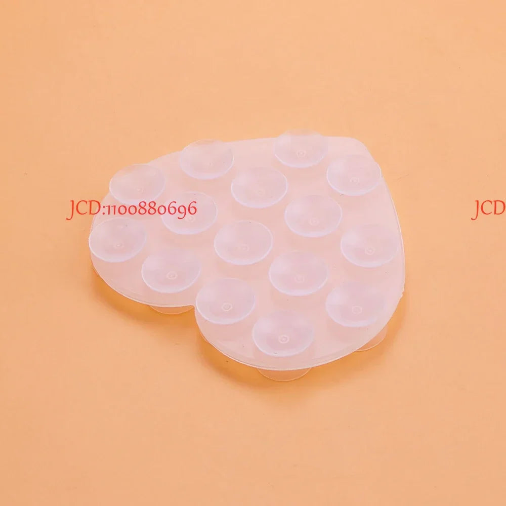 Heart-Shaped Silicone Suction Phone Sticker