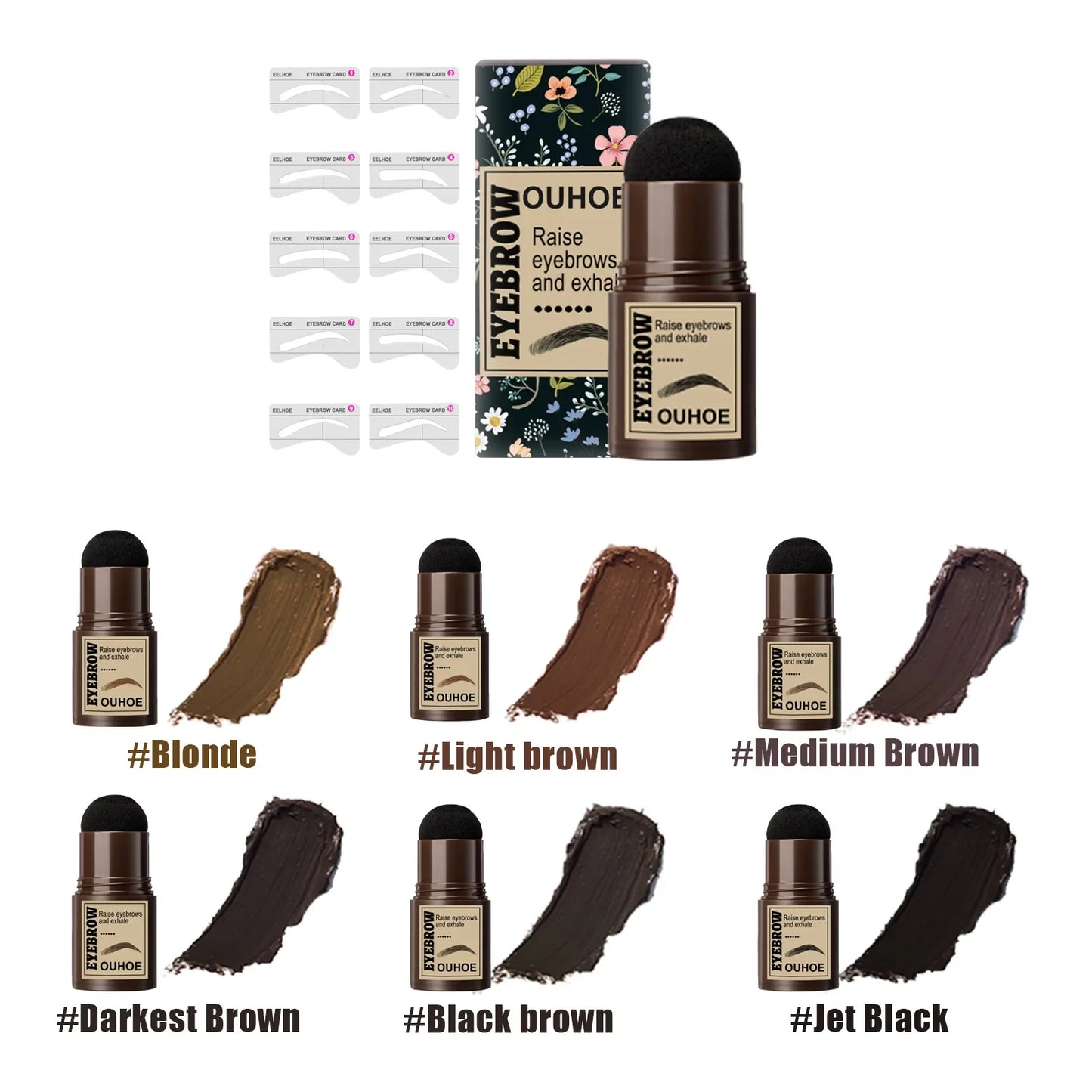 Waterproof Eyebrow Stamp Powder