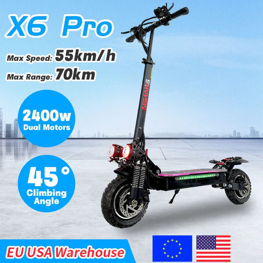 2400W Dual Motor Foldable Electric Scooter