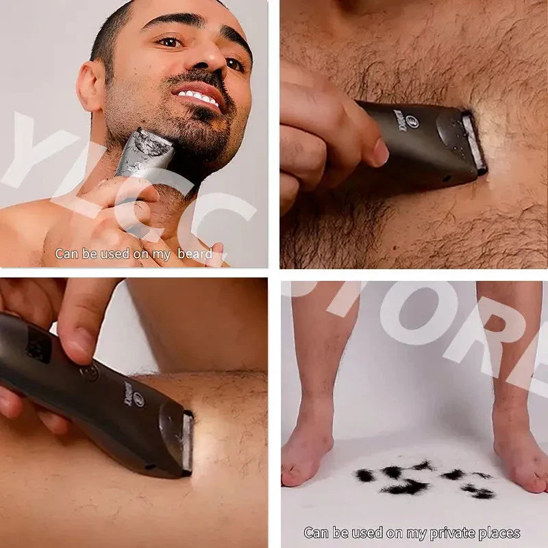 Men's Electric Groin Hair Trimmer