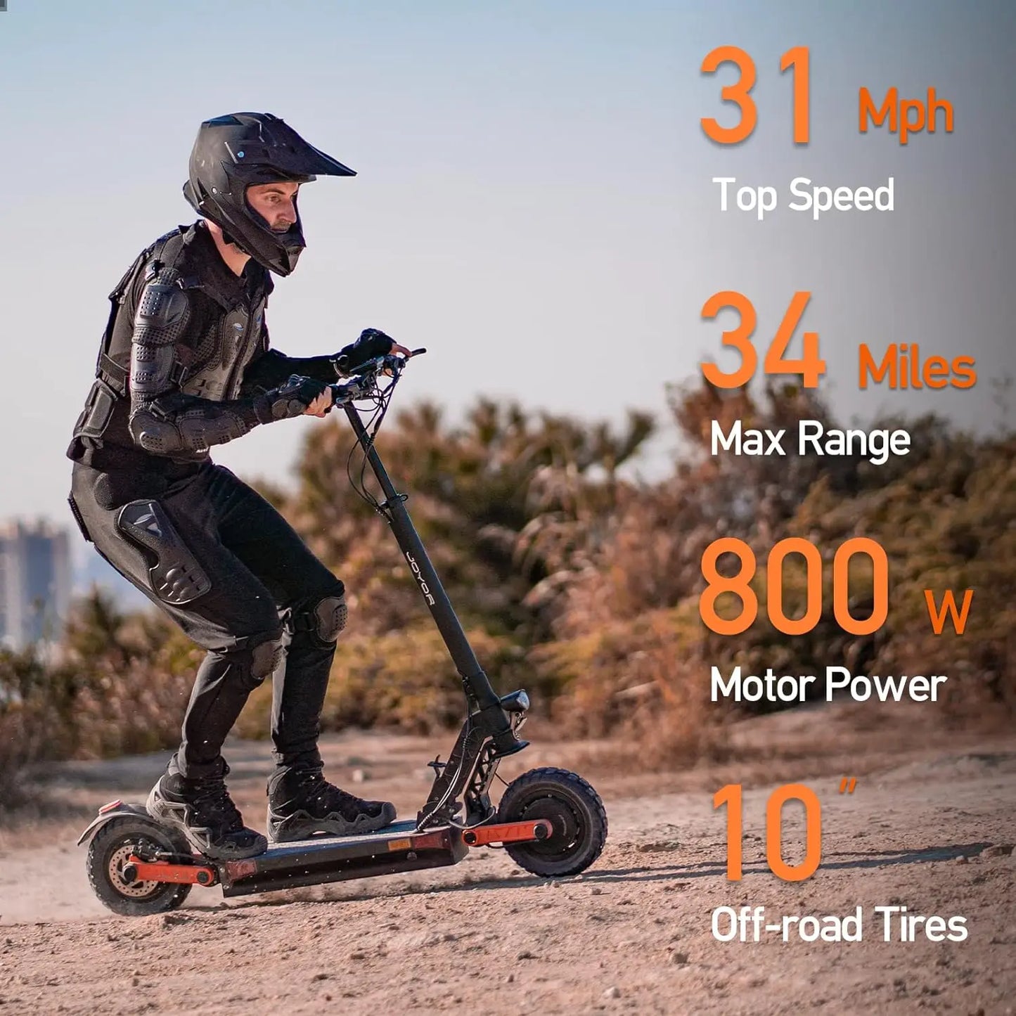 JOYOR S5/S10S Electric Scooter – 800W/1000W Motor