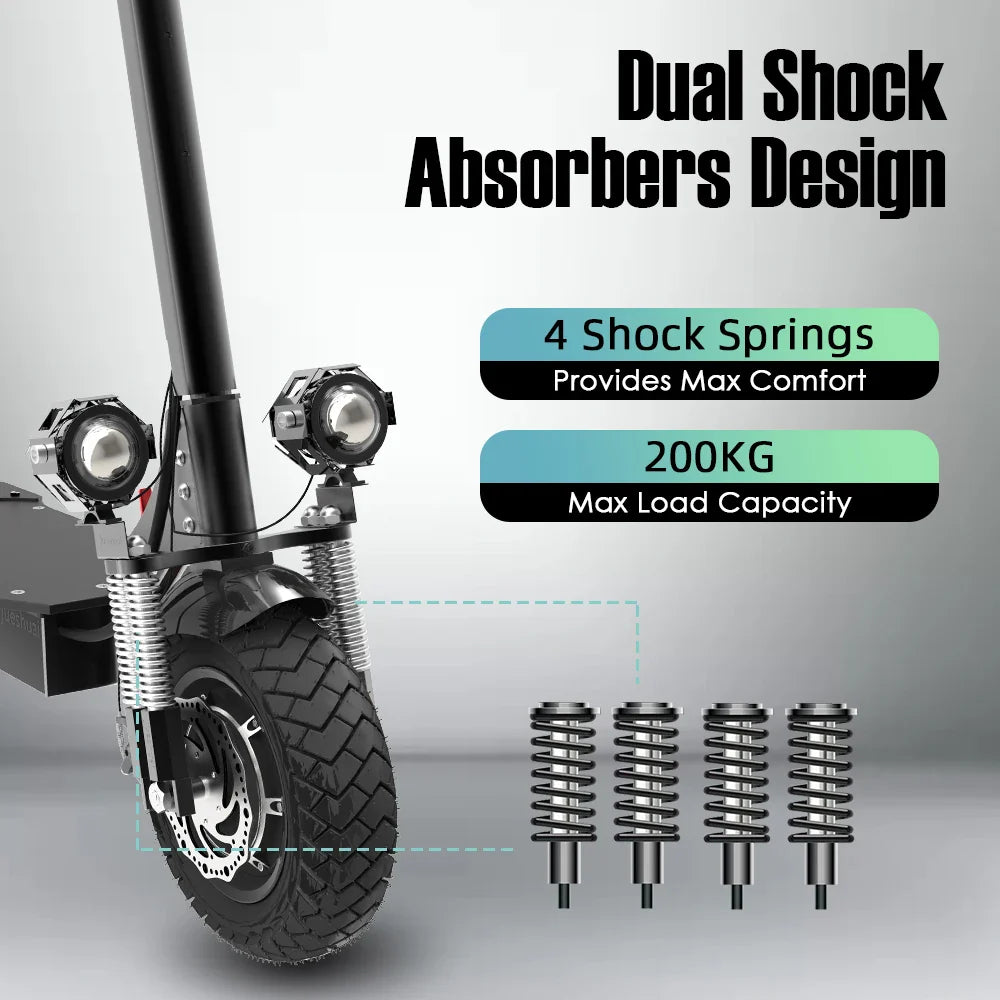 1600W/3200W High-Speed Folding Electric Scooter