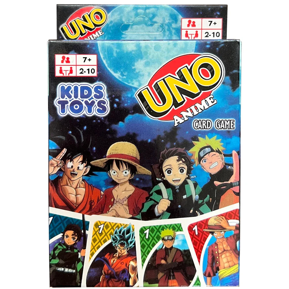 Anime UNO card game