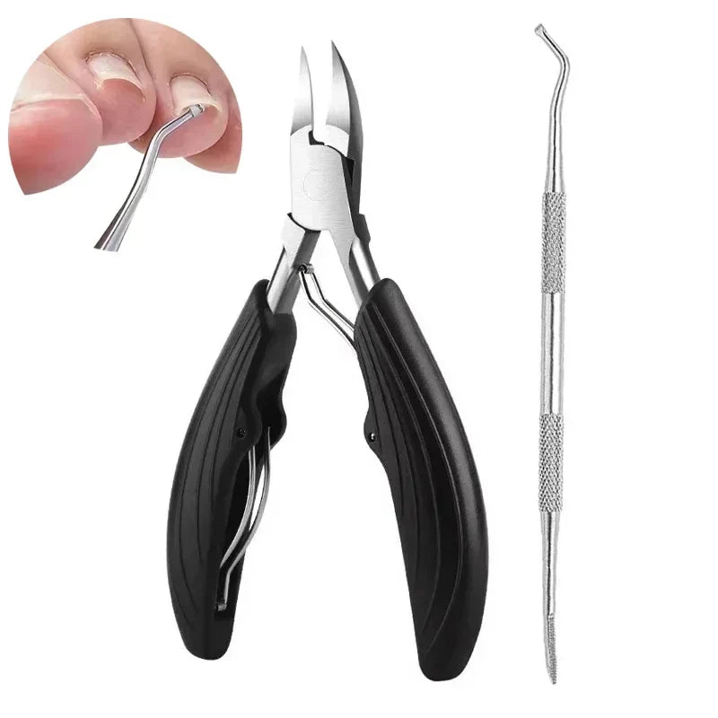 Thick Toe Nail Clipper Cutter Set