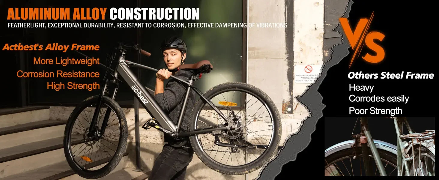 350W Electric Mountain Bike – 26” Tire