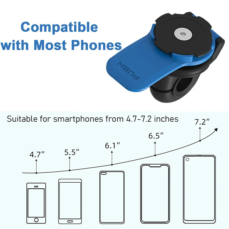 Anti-Shake Motorcycle Phone Mount