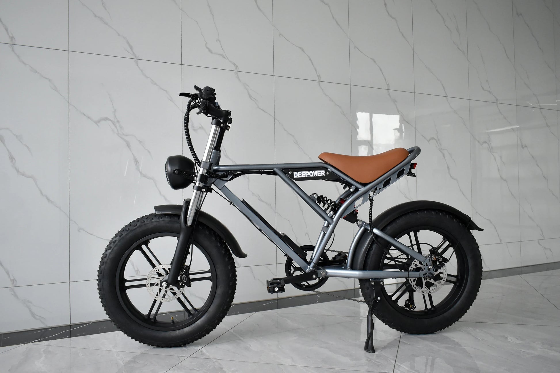 DEEPOWER S7 2000W Fat Tire Electric Bike – 48V 55Ah