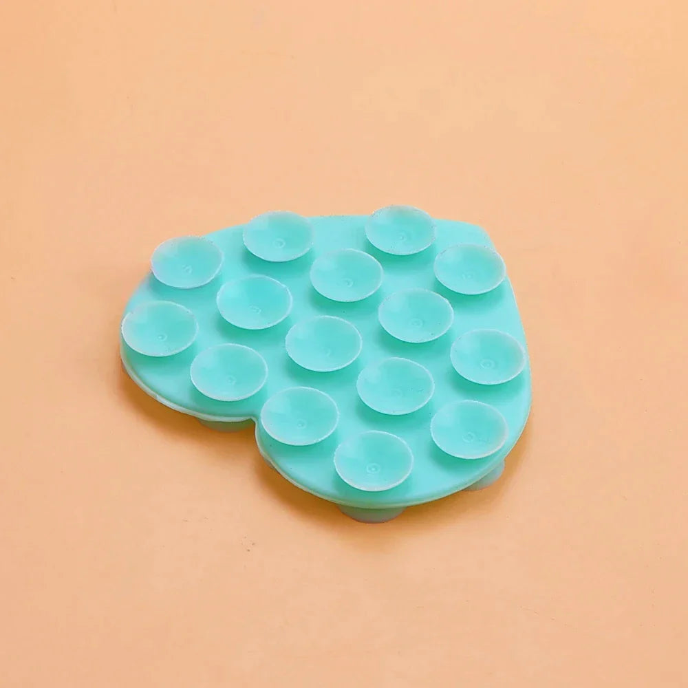 Heart-Shaped Silicone Suction Phone Sticker