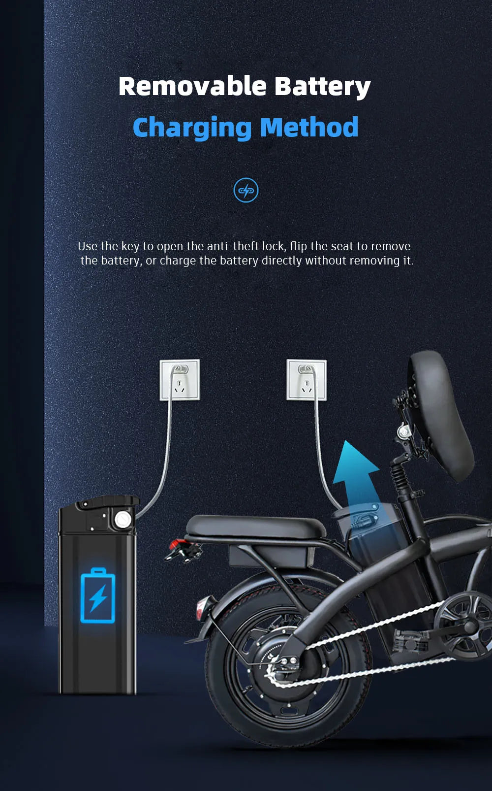 ZPW K100 400W Fat Tire Folding Ebike