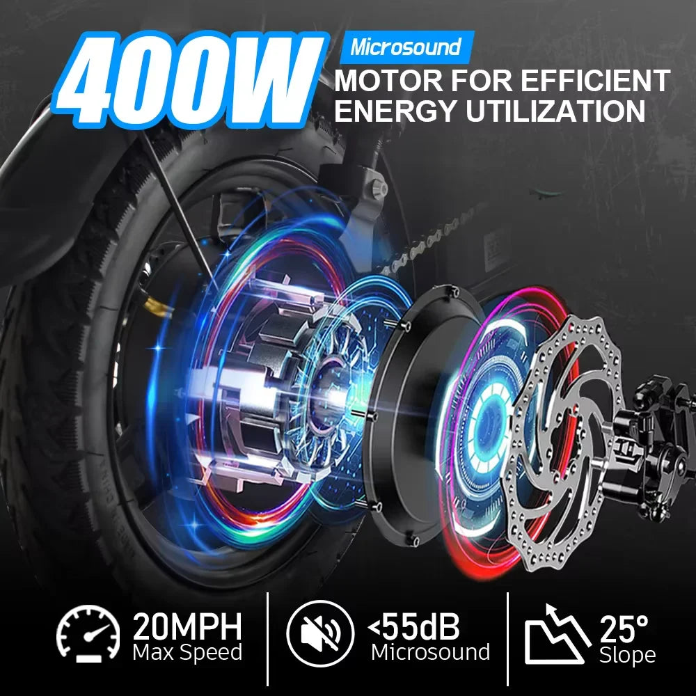 400W 14” Folding Electric Bike – 32KM/H