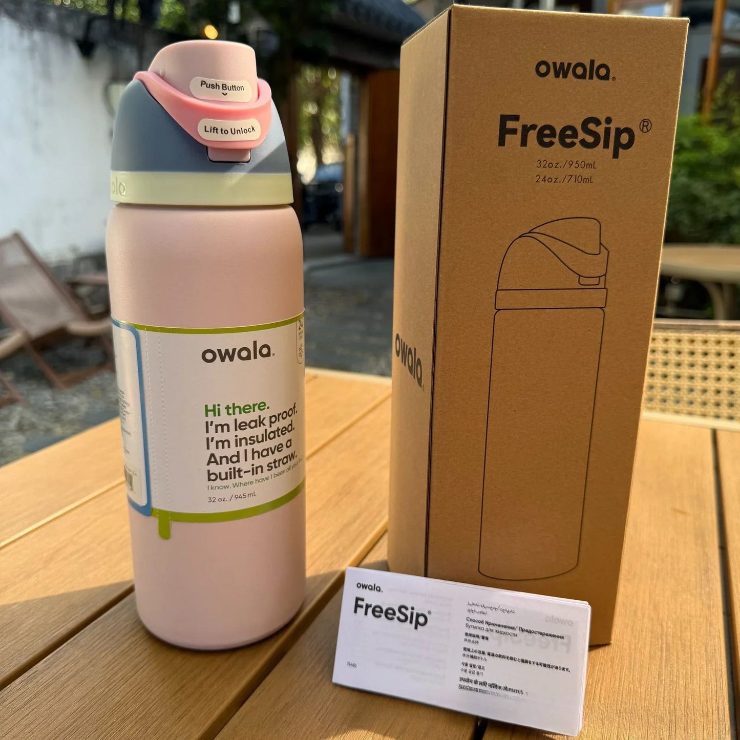 Owala FreeSip Insulated Water Bottle 24Oz/32Oz