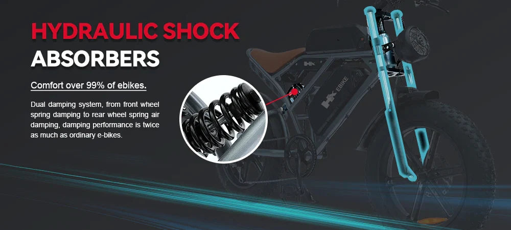HX Q20PRO 2000W Fat Tire Electric Bike