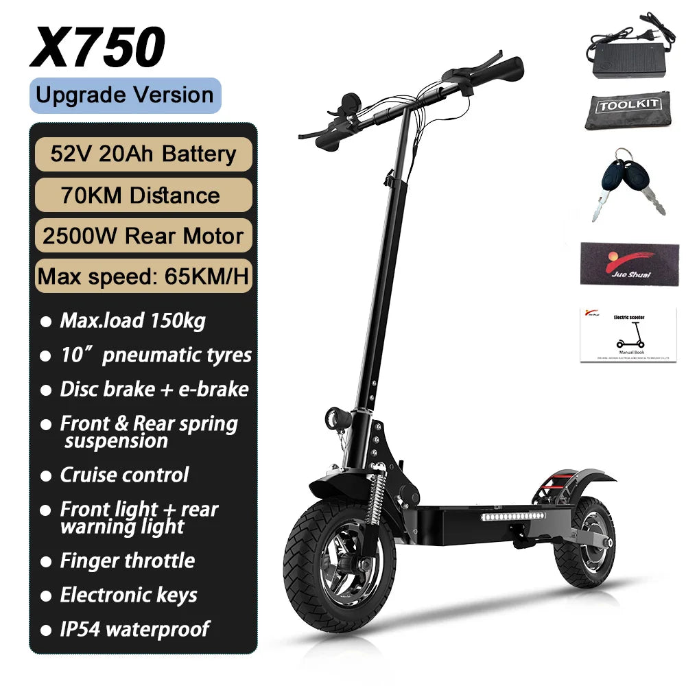 1600W/3200W High-Speed Folding Electric Scooter