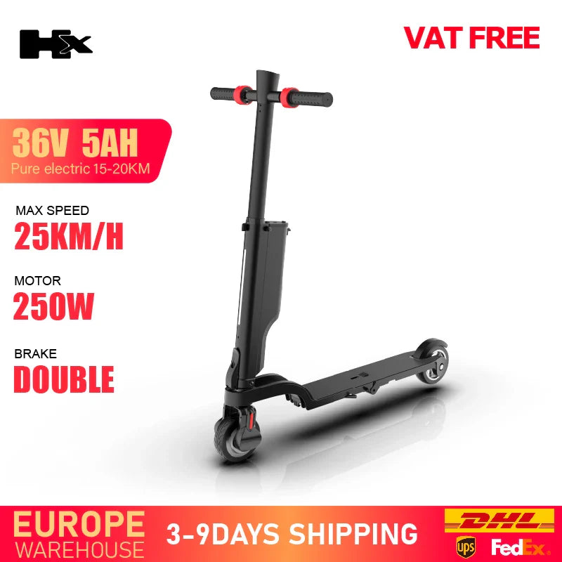 HX X6 350W Foldable Electric Scooter – 25KM/H