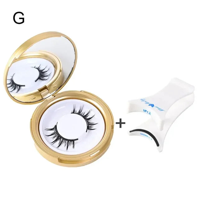 1 Pair 3D Reusable Magnetic Eyelashes