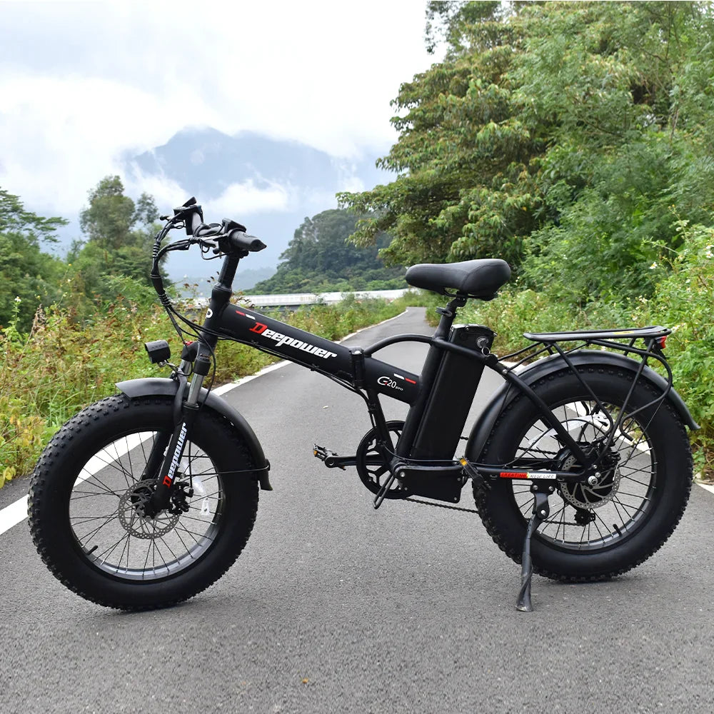 DEEPOWER G20 1000W Folding Fat Tire Ebike
