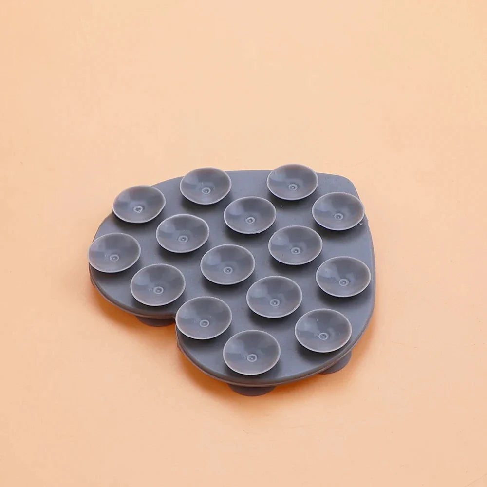 Heart-Shaped Silicone Suction Phone Sticker