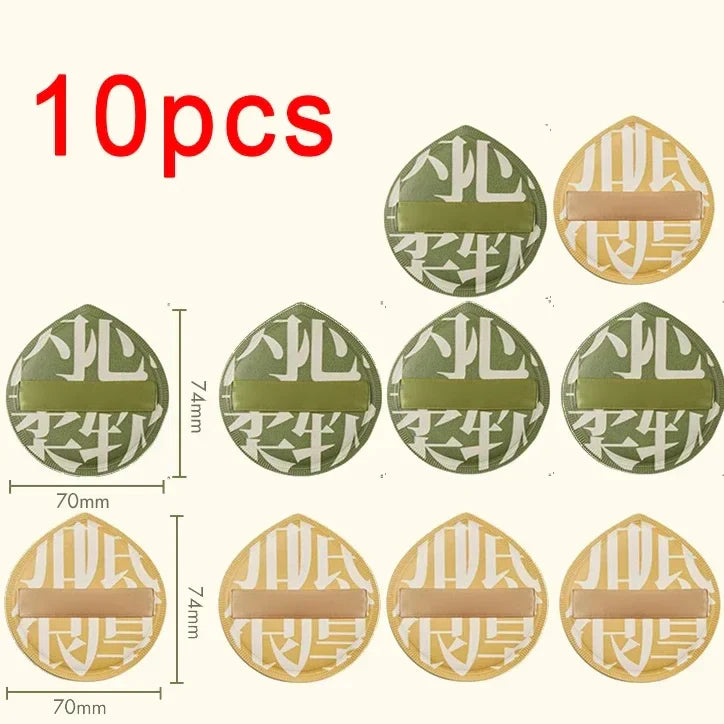 1-10pcs Super Thick Velvet Powder Puff