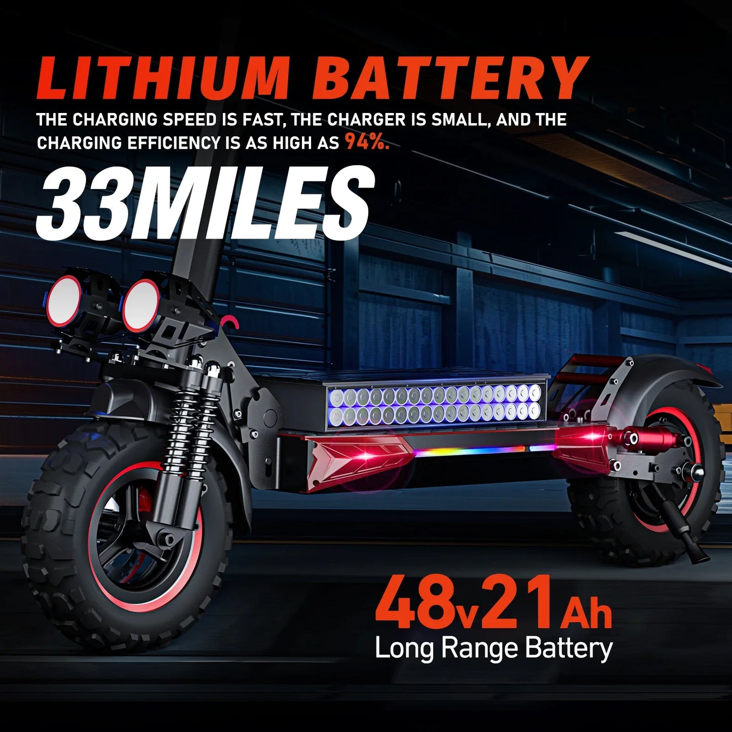 1200W Foldable Electric Scooter with Seat