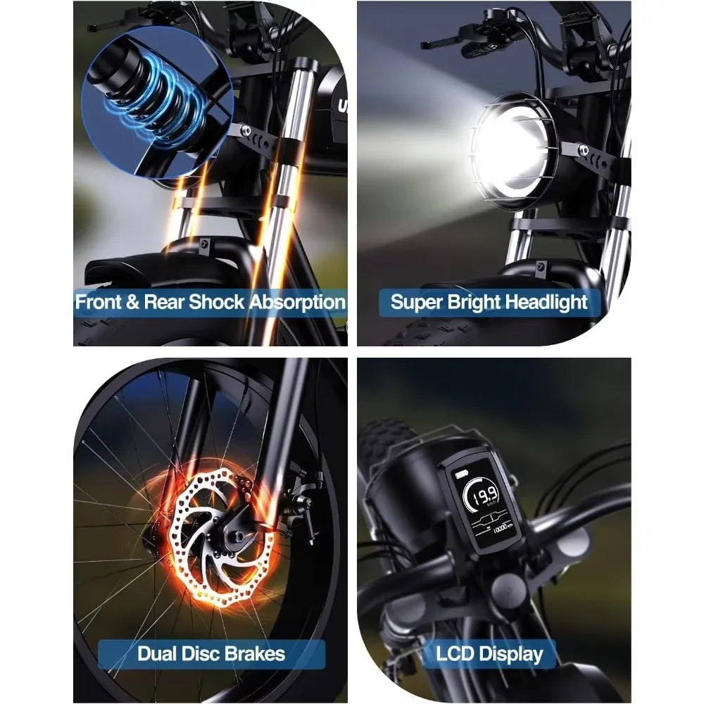 1500W 20" Fat Tire Electric Dirt Bike