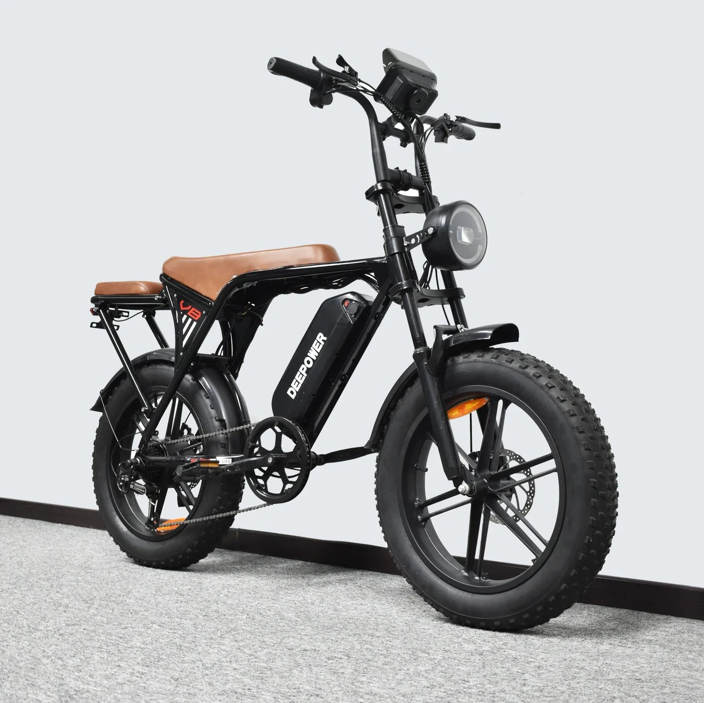 ZPW V8 Max 1000W Fat Tire Electric Bike – 55KMH