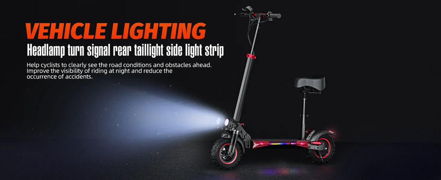 1200W Foldable Electric Scooter with Seat