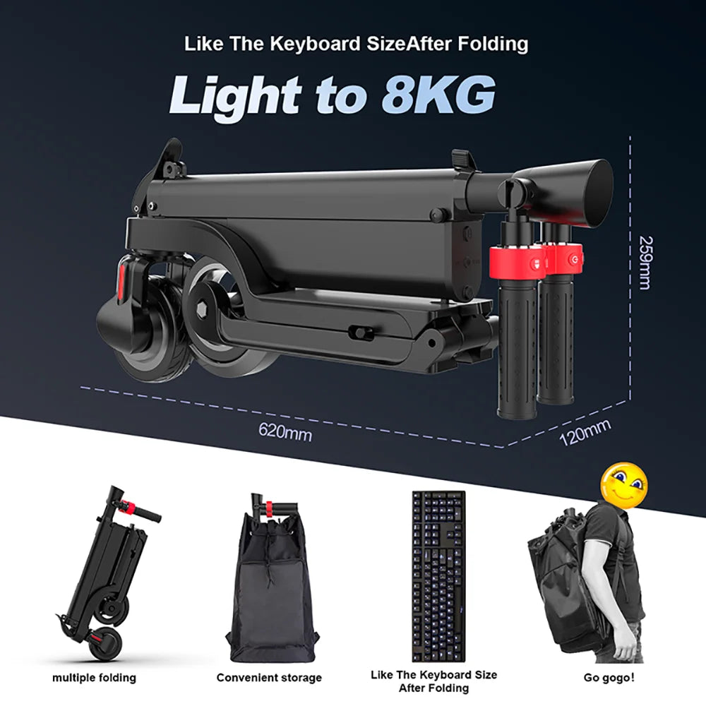 HX X6 350W Foldable Electric Scooter – 25KM/H