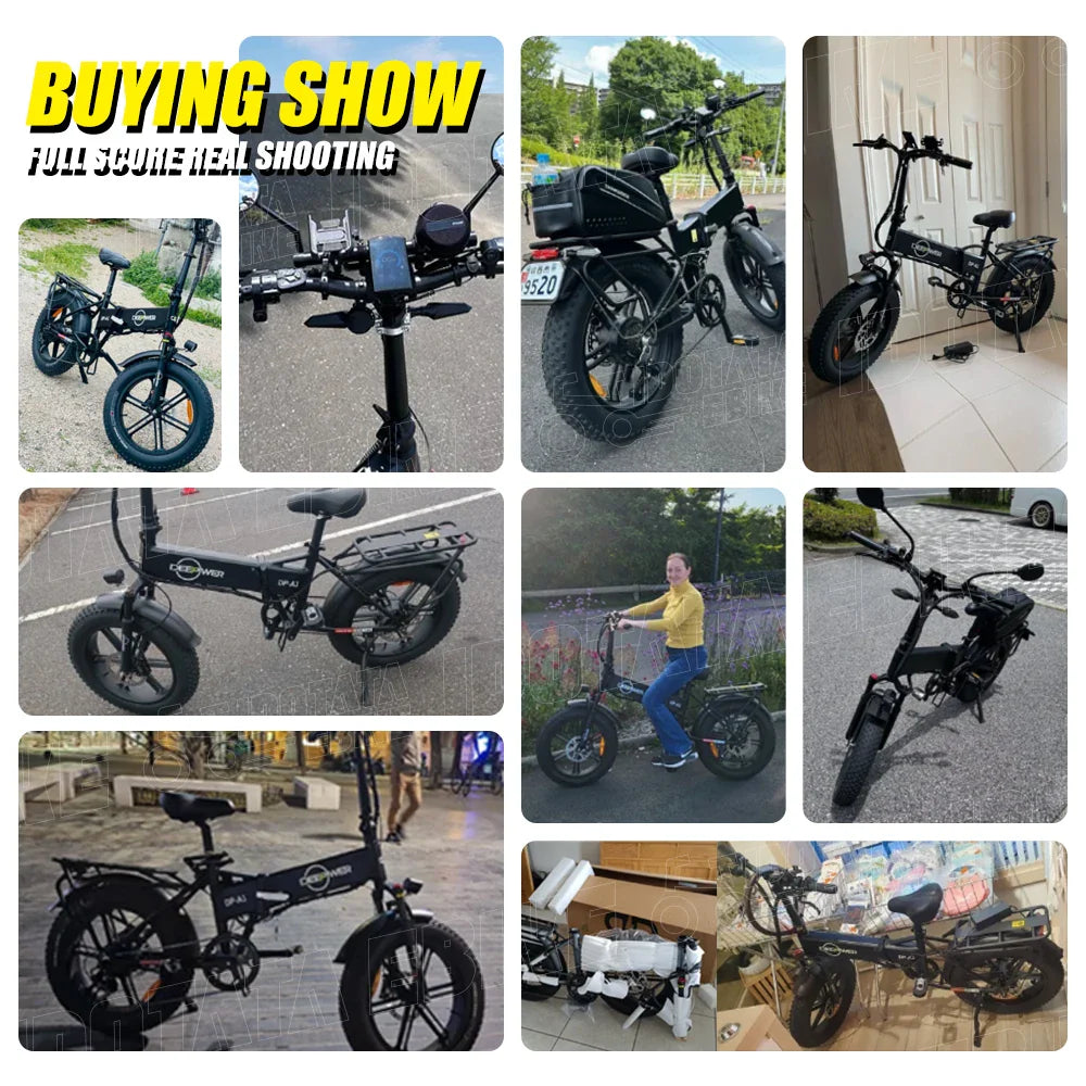 IDOTATA 1000W Folding Electric Bike