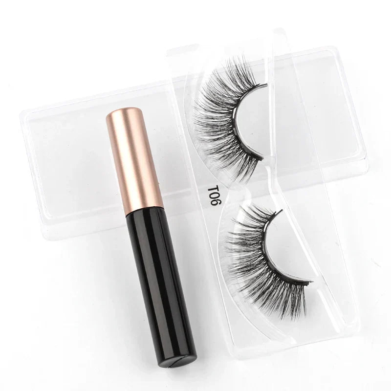 1 Pair Magnetic 3D Mink Lashes