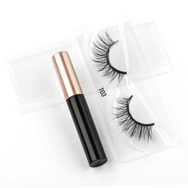 1 Pair Magnetic 3D Mink Lashes