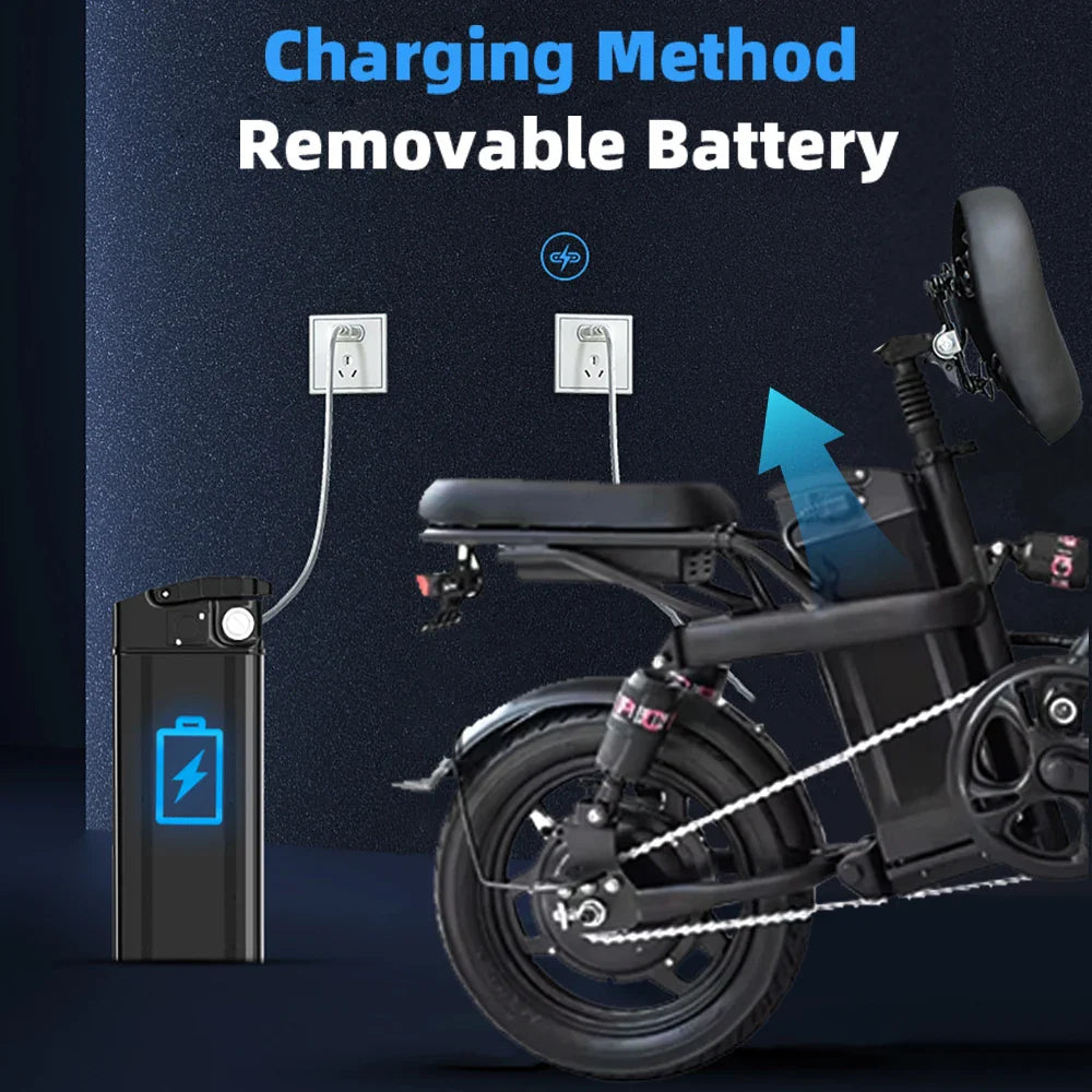 ZPW Folding Fat Tire Electric Bike