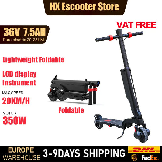 HX X6 350W Foldable Electric Scooter – 25KM/H
