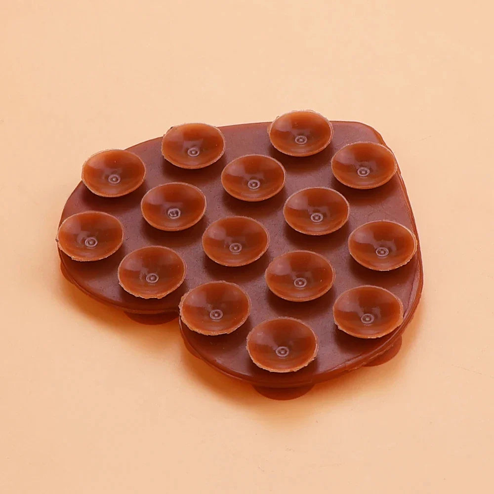 Heart-Shaped Silicone Suction Phone Sticker