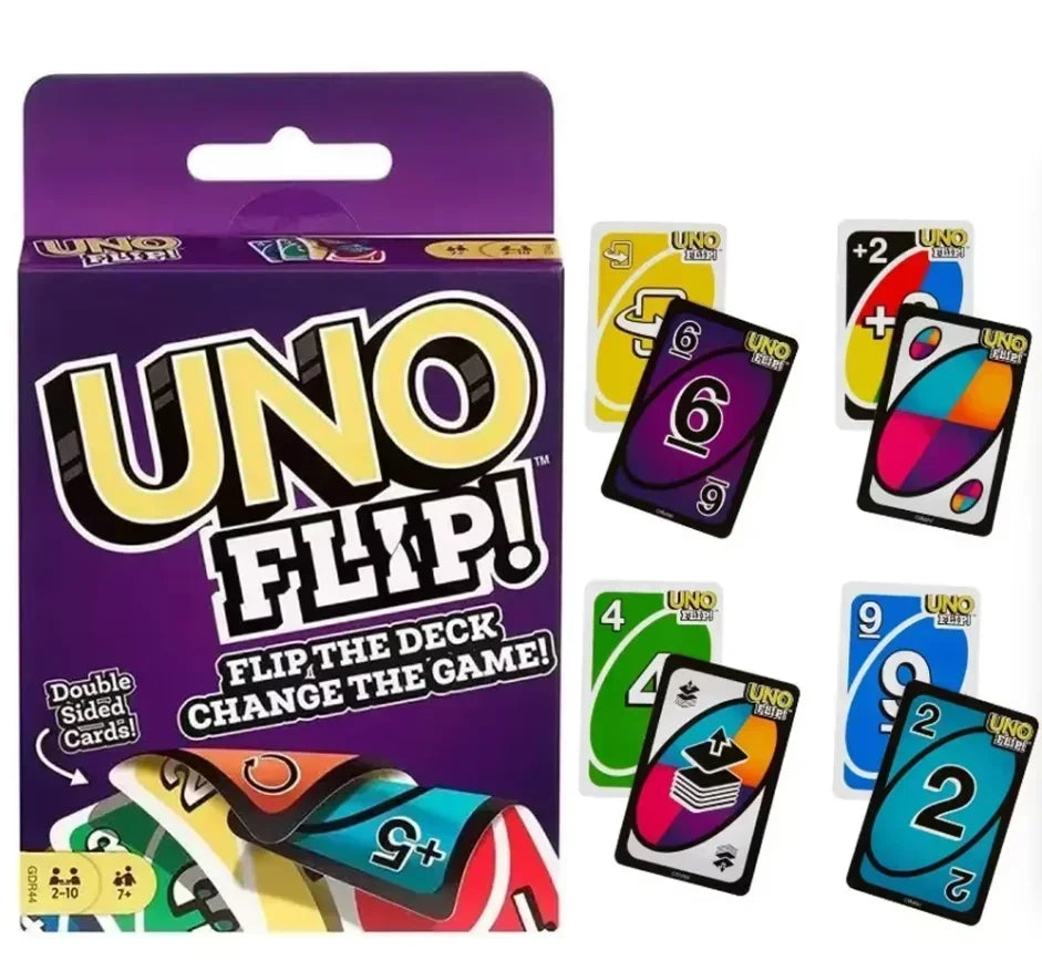 Mattel UNO FLIP! Family Card Game